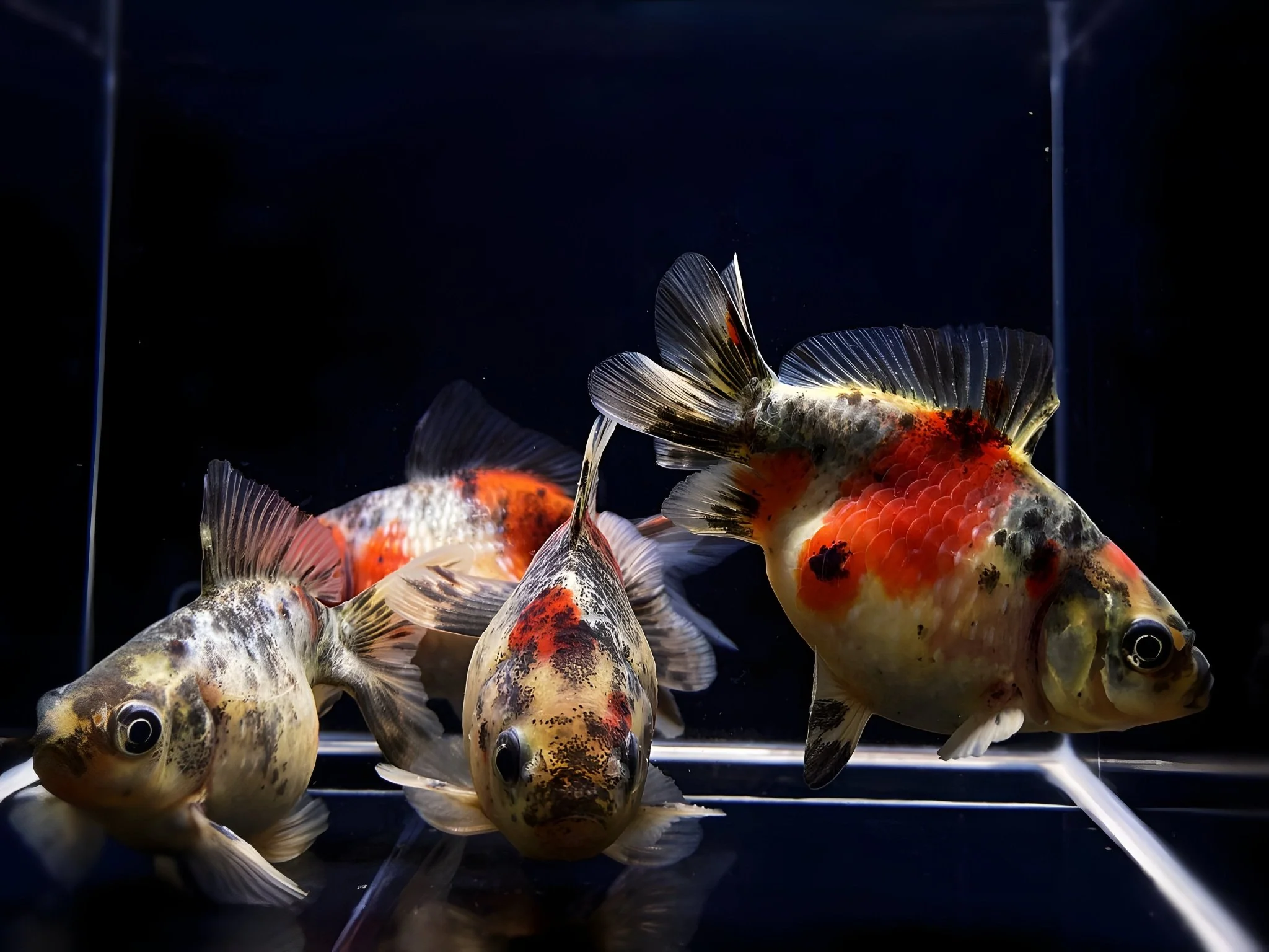 Calico Pearlscale Goldfish 2.75-3.25"